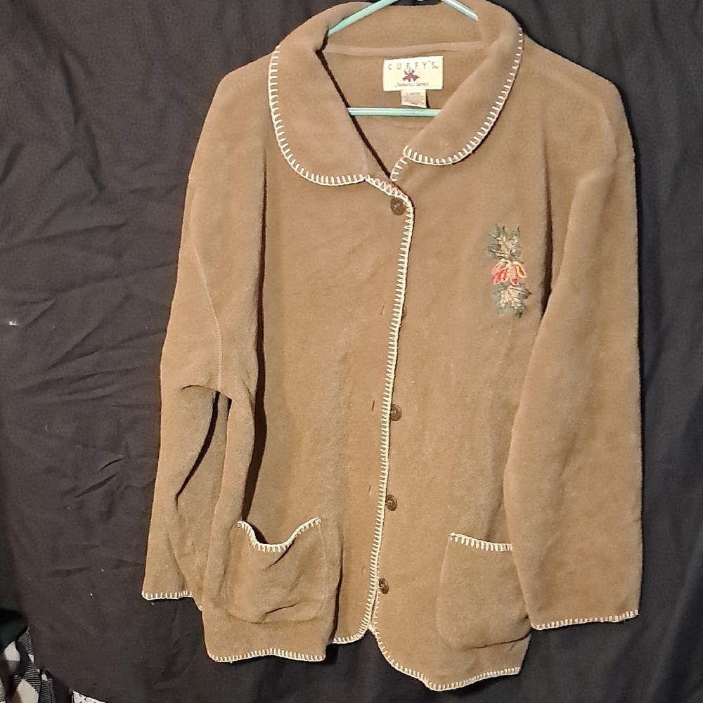 Cuffys Natural Series Fleece Jacket Size Large